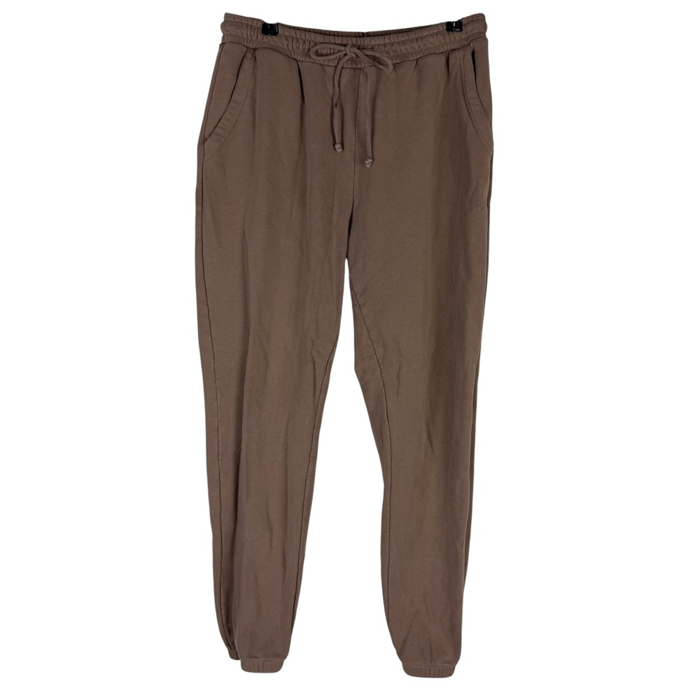SHEIN Women's Large Brown Joggers Relaxed Fit Drawstring Sweatpants